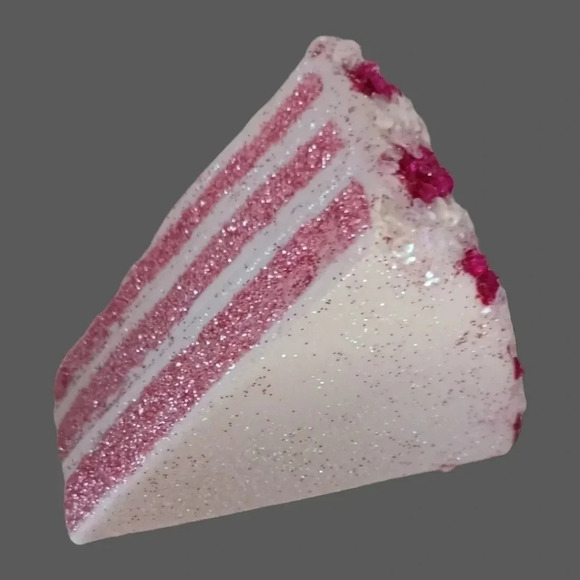 Holiday time peppermint cake slice and cupcake christmas ornaments set of 2 - Picture 7 of 7